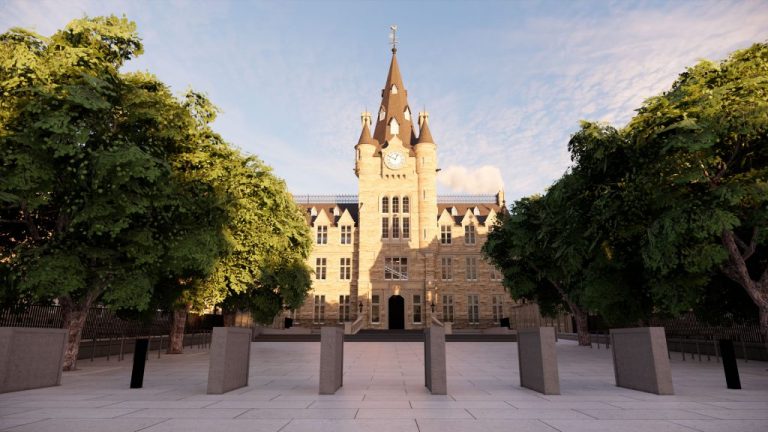 Edinburgh Future Institute building and garden